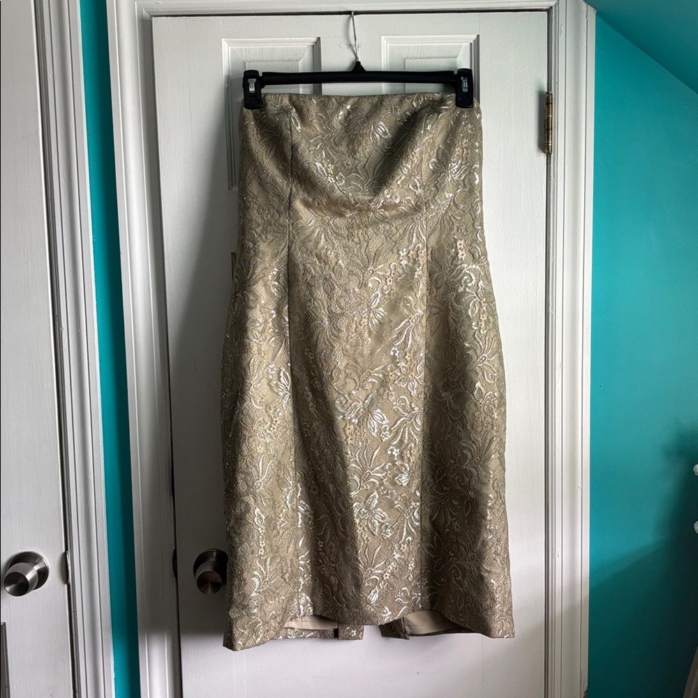 Ralph Lauren Cream Evening Dress